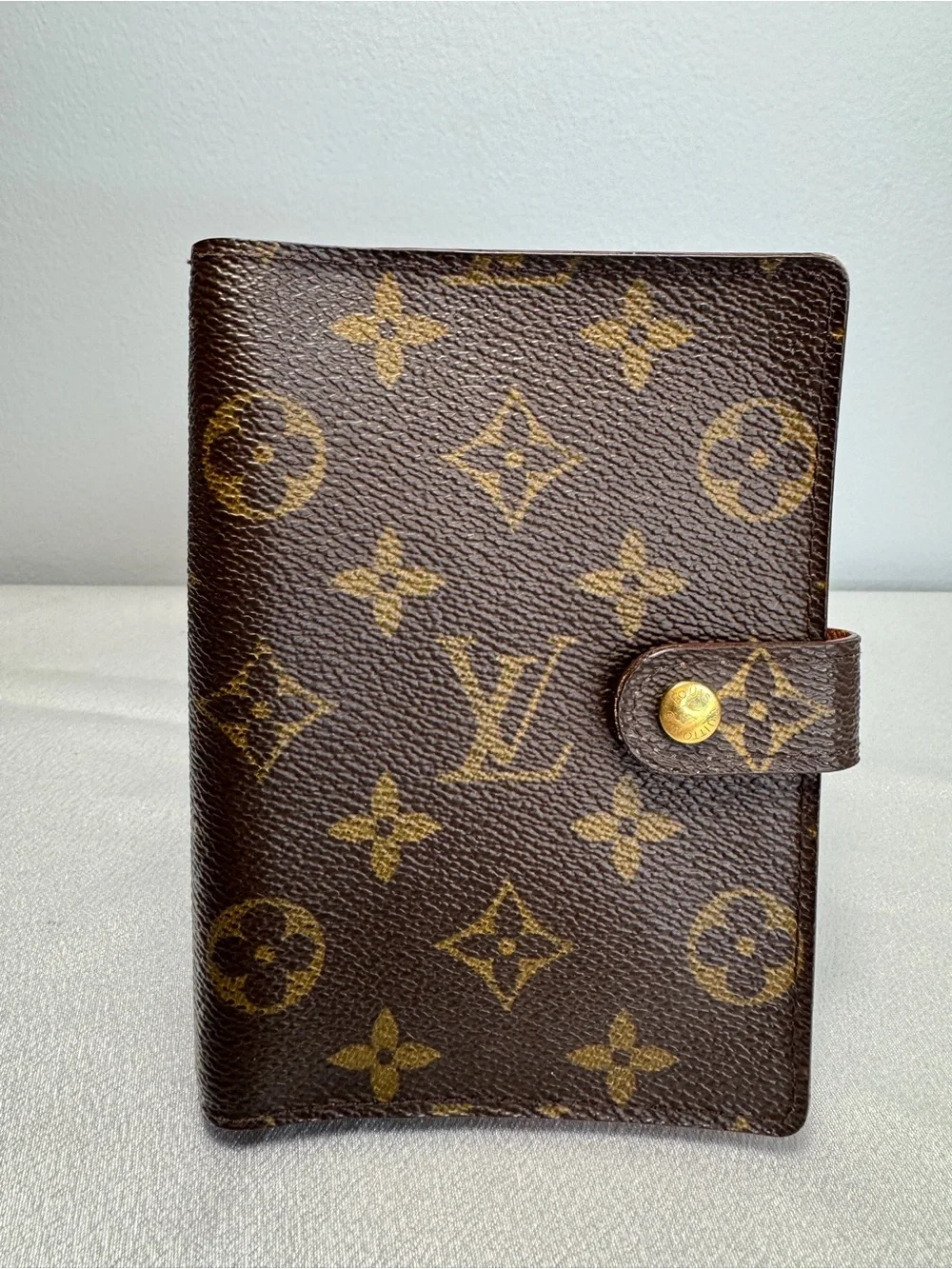 Louis Vuitton LV Monogram Canvas Brown & Gold Agenda Organizer